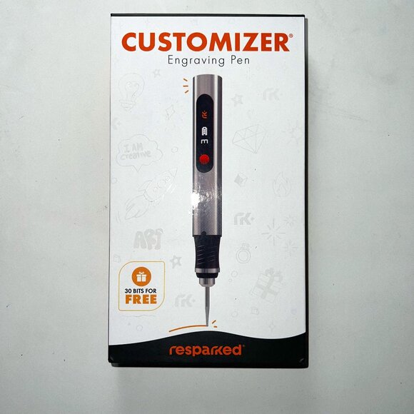 NEW - Resparked - Customizer Engraving Pen - 30 Bits - Picture 1 of 3